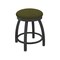 Holland Bar Stool Co 18" Swivel Vanity Stool, Pewter Finish, Graph Parrot Seat 80218PW015 - alternate 1